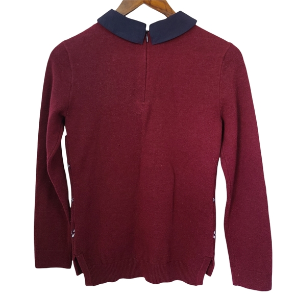 E Land Knit Collared Sweater - Picture 2 of 5